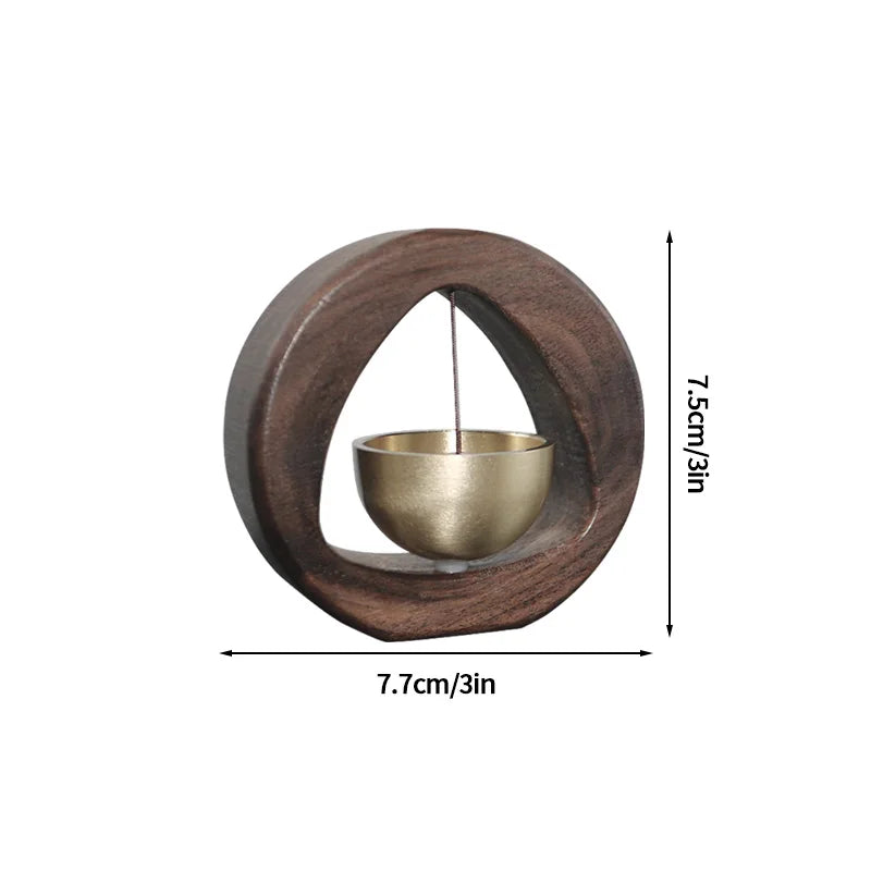 Wooden Door Bell Japanese Wind Chime Home Decor Japanese Room Decor Landscape Bell Garden Decoration Shopkeeper Remind Bell 풍경 종