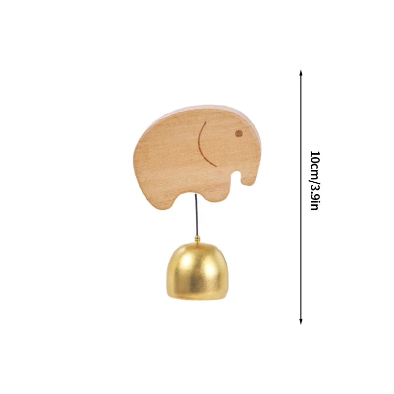 Wooden Door Bell Japanese Wind Chime Home Decor Japanese Room Decor Landscape Bell Garden Decoration Shopkeeper Remind Bell 풍경 종