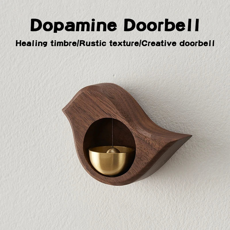 Wooden Door Bell Japanese Wind Chime Home Decor Japanese Room Decor Landscape Bell Garden Decoration Shopkeeper Remind Bell 풍경 종