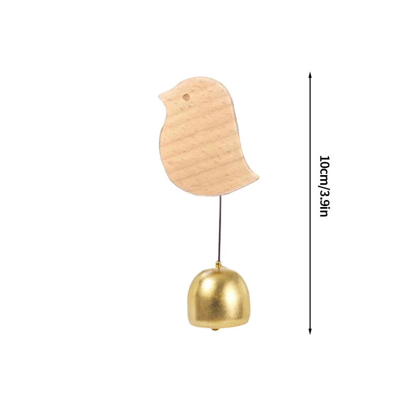 Wooden Door Bell Japanese Wind Chime Home Decor Japanese Room Decor Landscape Bell Garden Decoration Shopkeeper Remind Bell 풍경 종