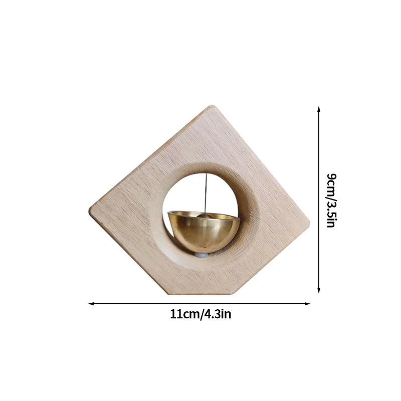 Wooden Door Bell Japanese Wind Chime Home Decor Japanese Room Decor Landscape Bell Garden Decoration Shopkeeper Remind Bell 풍경 종