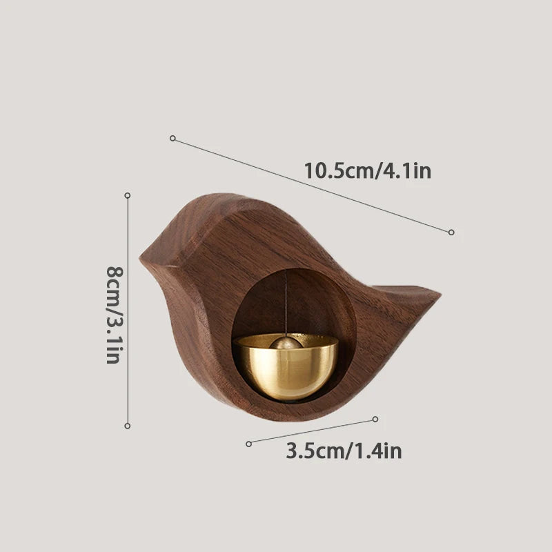 Wooden Door Bell Japanese Wind Chime Home Decor Japanese Room Decor Landscape Bell Garden Decoration Shopkeeper Remind Bell 풍경 종