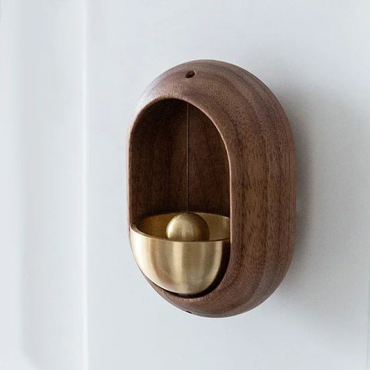 Wooden Door Bell Japanese Wind Chime Home Decor Japanese Room Decor Landscape Bell Garden Decoration Shopkeeper Remind Bell 풍경 종