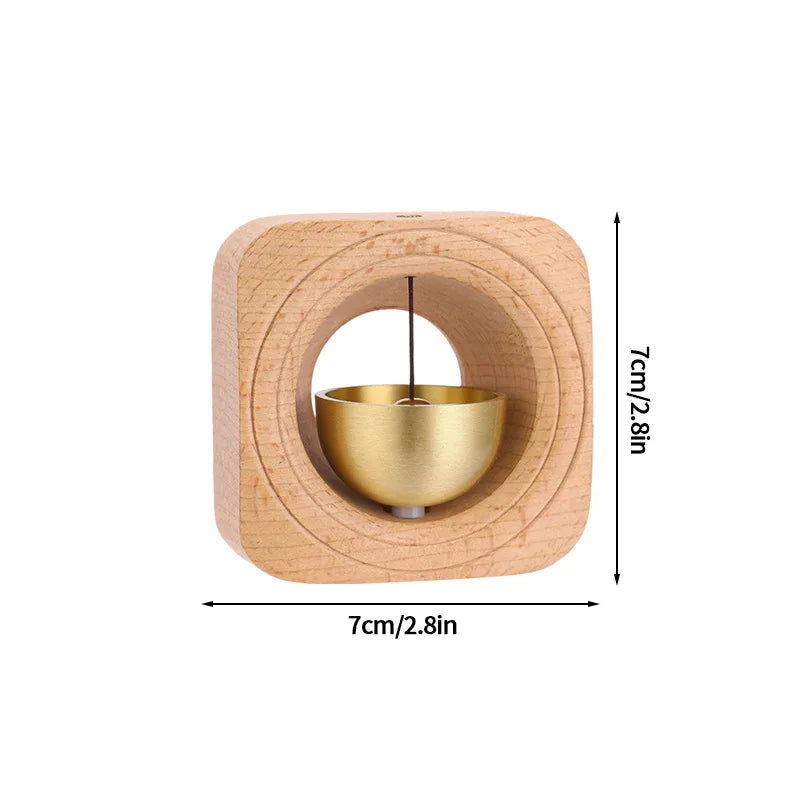 Wooden Door Bell Japanese Wind Chime Home Decor Japanese Room Decor Landscape Bell Garden Decoration Shopkeeper Remind Bell 풍경 종