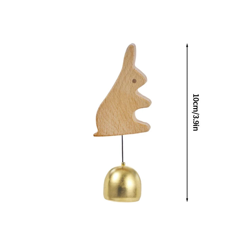Wooden Door Bell Japanese Wind Chime Home Decor Japanese Room Decor Landscape Bell Garden Decoration Shopkeeper Remind Bell 풍경 종