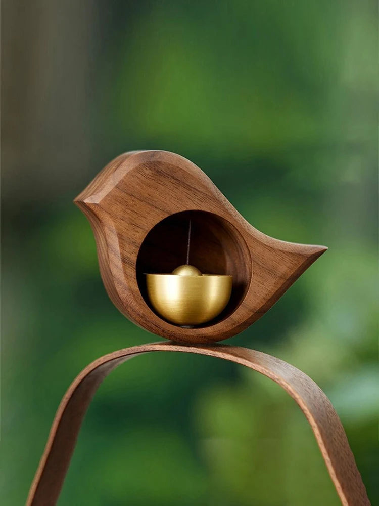 Wooden Door Bell Japanese Wind Chime Home Decor Japanese Room Decor Landscape Bell Garden Decoration Shopkeeper Remind Bell 풍경 종