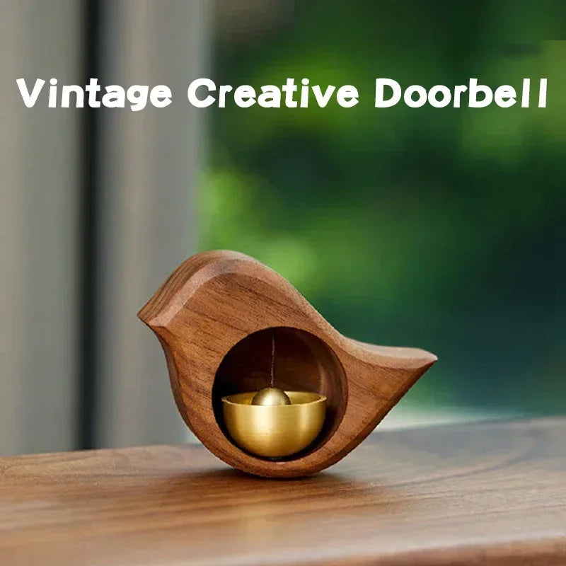 Wooden Door Bell Japanese Wind Chime Home Decor Japanese Room Decor Landscape Bell Garden Decoration Shopkeeper Remind Bell 풍경 종