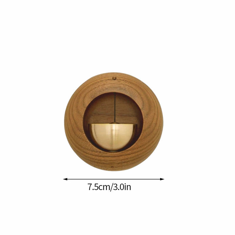 Wooden Door Bell Japanese Wind Chime Home Decor Japanese Room Decor Landscape Bell Garden Decoration Shopkeeper Remind Bell 풍경 종