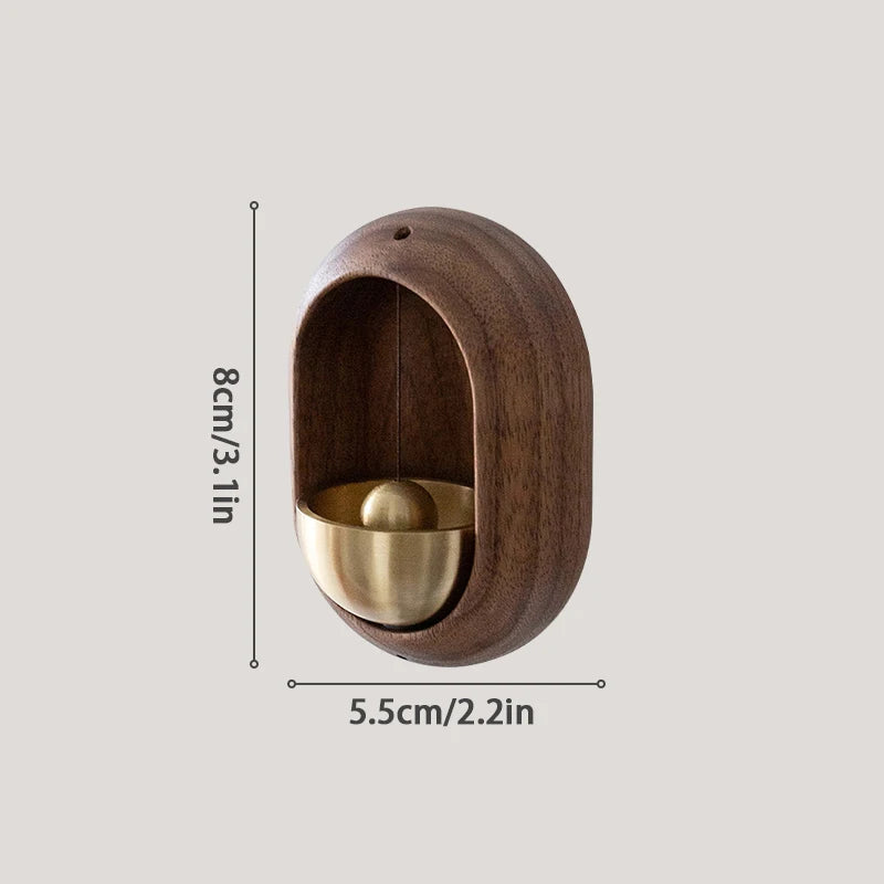 Wooden Door Bell Japanese Wind Chime Home Decor Japanese Room Decor Landscape Bell Garden Decoration Shopkeeper Remind Bell 풍경 종