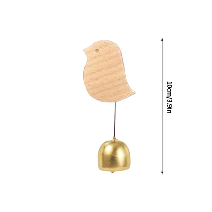 Wooden Door Bell Japanese Wind Chime Home Decor Japanese Room Decor Landscape Bell Garden Decoration Shopkeeper Remind Bell 풍경 종