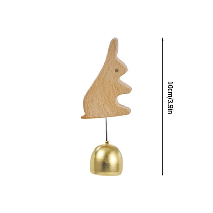 Wooden Door Bell Japanese Wind Chime Home Decor Japanese Room Decor Landscape Bell Garden Decoration Shopkeeper Remind Bell 풍경 종